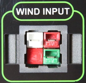 wind-input generator wind input